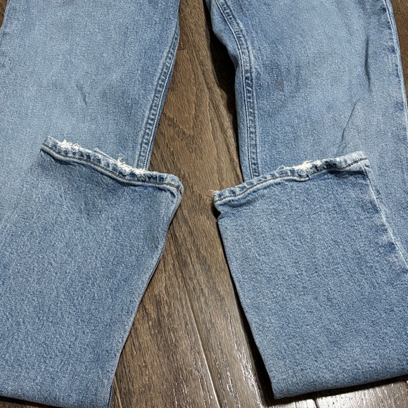 Agolde Light Blue Slim Leg Jeans - Picture 13 of 13